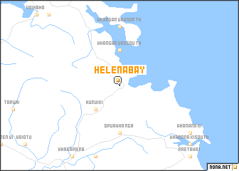 map of Helena Bay