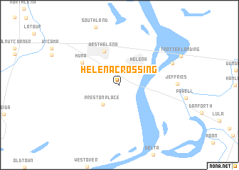 map of Helena Crossing