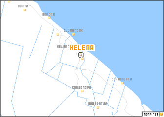 map of Helena