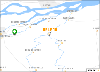 map of Helena