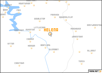 map of Helena