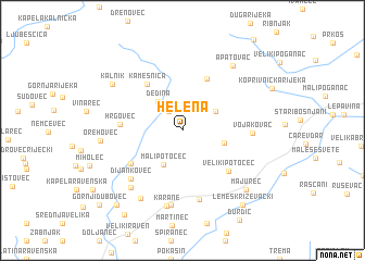 map of Helena