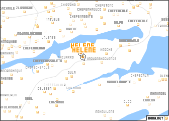 map of Helene