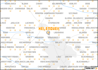 map of Helenówek