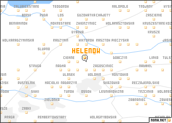 map of Helenów