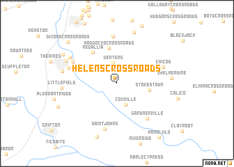 map of Helens Crossroads