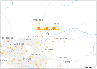 map of Helensvale