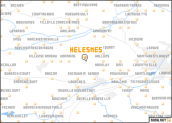 map of Hélesmes