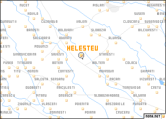 map of Heleşteu