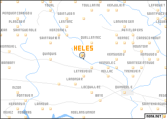 map of Hélès