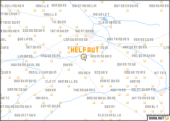 map of Helfaut