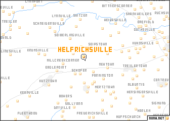 map of Helfrichsville