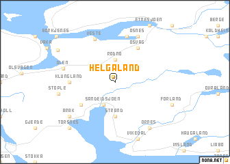 map of Helgaland