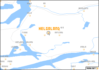 map of Helgaland