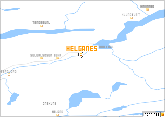 map of Helganes