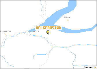 map of Helgebostad