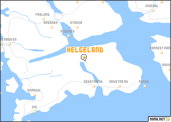 map of Helgeland