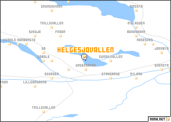 map of Helgesjövallen