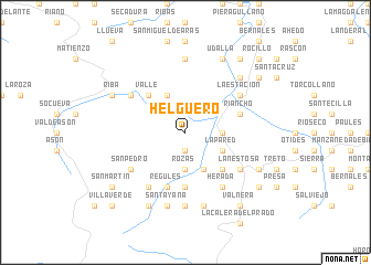 map of Helguero