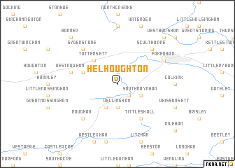 map of Helhoughton