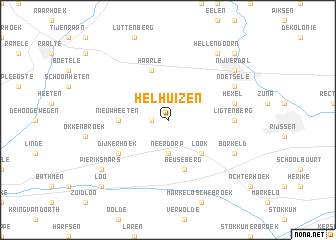 map of Helhuizen