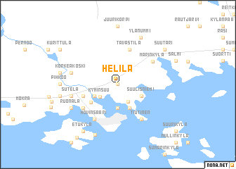 map of Helilä