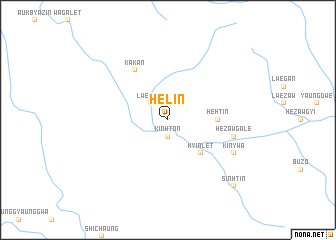 map of Helin