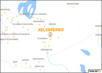 map of Helkār-e Pā\