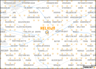 map of Helkijn