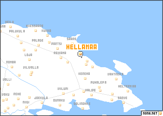 map of Hellamaa