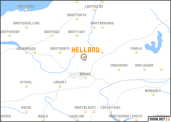 map of Helland