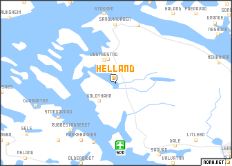 map of Helland