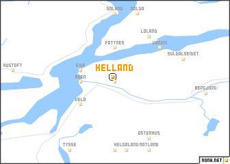 map of Helland