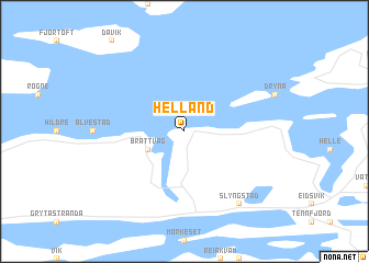 map of Helland