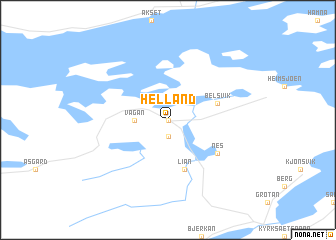 map of Helland