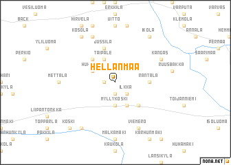 map of Hellanmaa