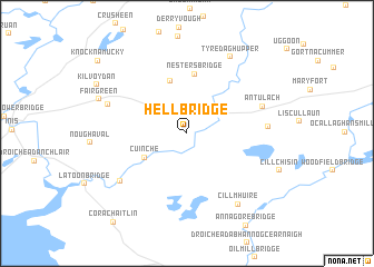 map of Hell Bridge