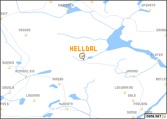 map of Helldal