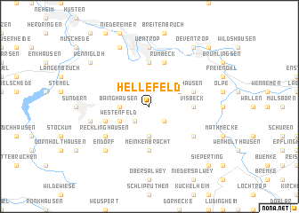 map of Hellefeld