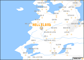 map of Helleland