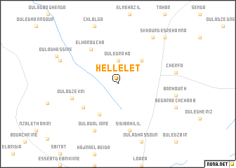 map of Hellelet