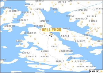 map of Hellemaa