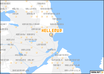 map of Hellerup