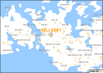 map of Hellesby
