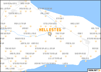 map of Hellested