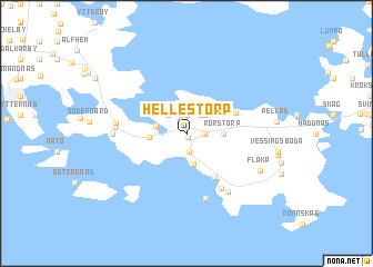 map of Hellestorp