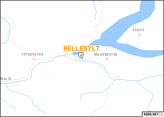 map of Hellesylt