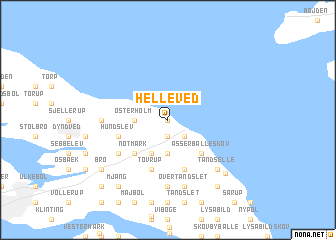 map of Helleved