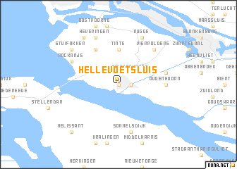 map of Hellevoetsluis