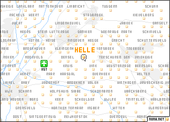 map of Helle